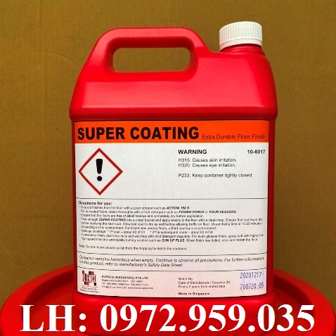 Hóa chất phủ bóng sàn Super Coating